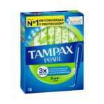 Tampones super Tampax Pearl con aplicador Tampones super Tampax Pearl con aplicador