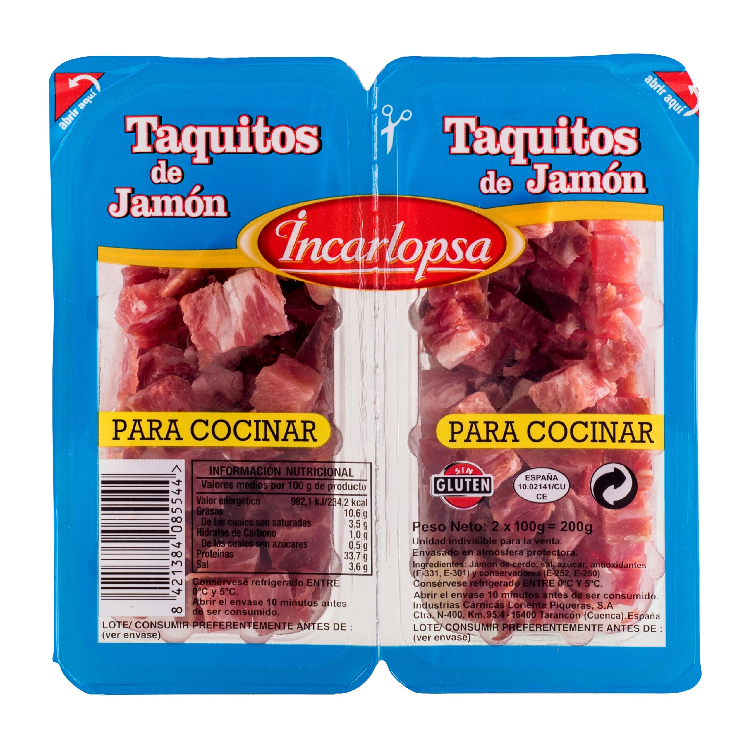 Taquitos de jamón Incarlopsa Mercadona