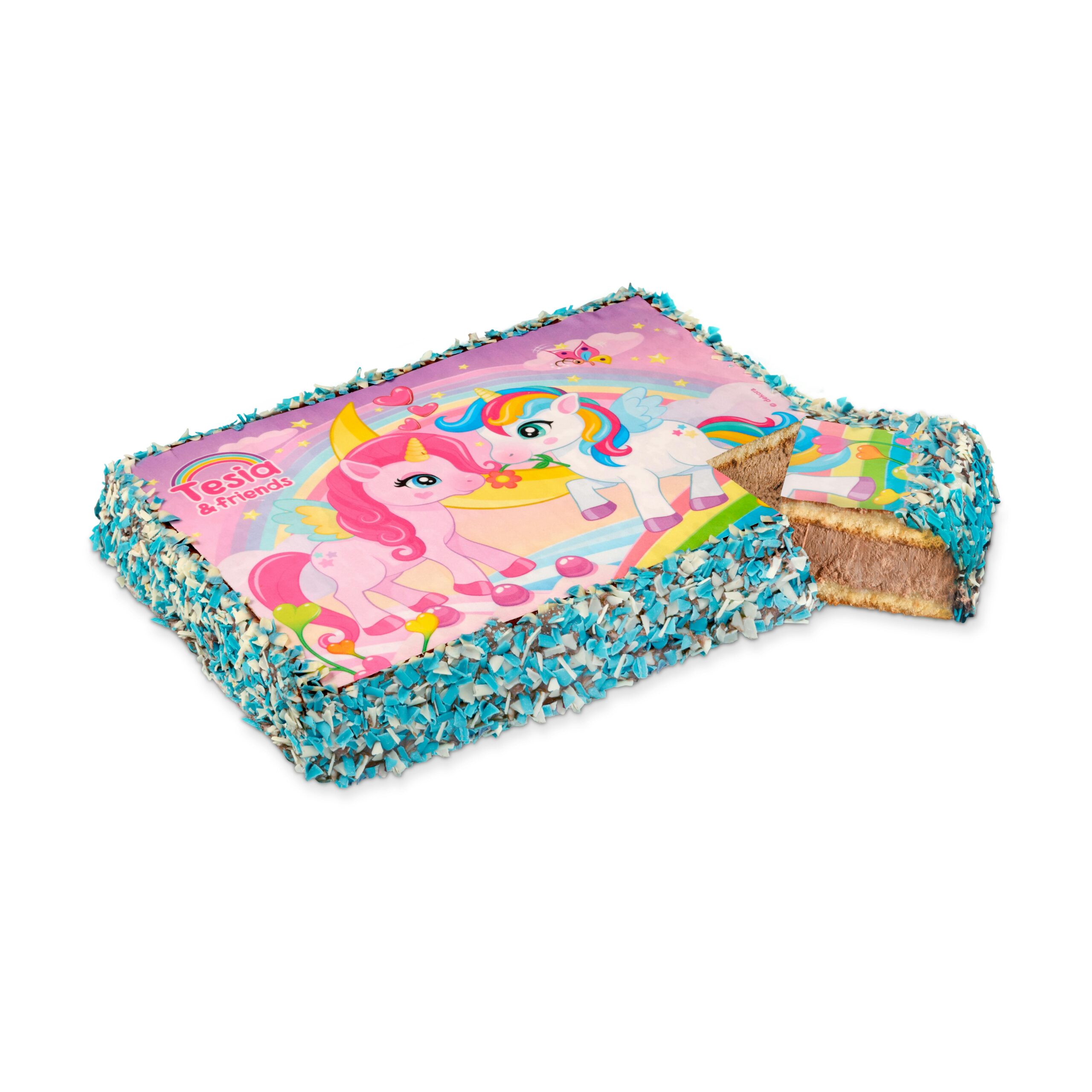 Tarta infantil Tesia and Friends Hacendado congelada Mercadona