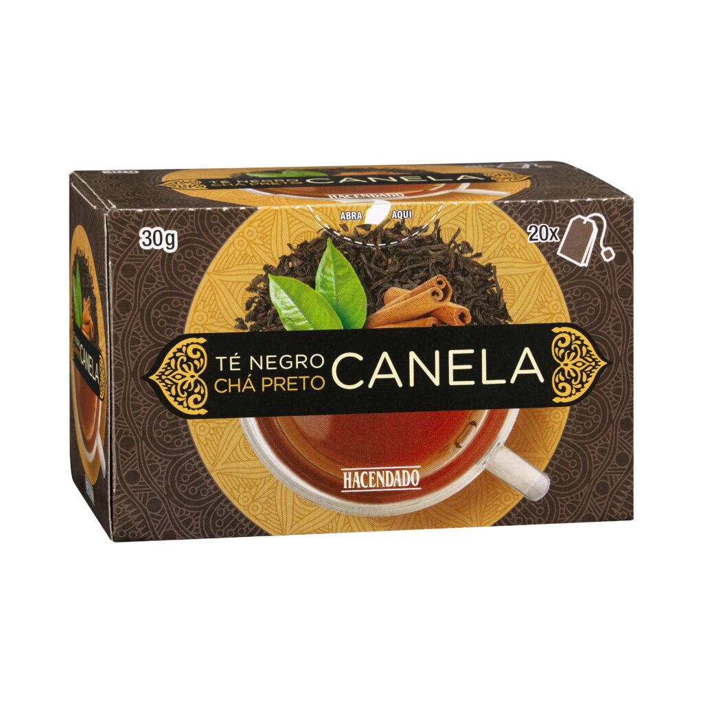 Té negro con canela Hacendado