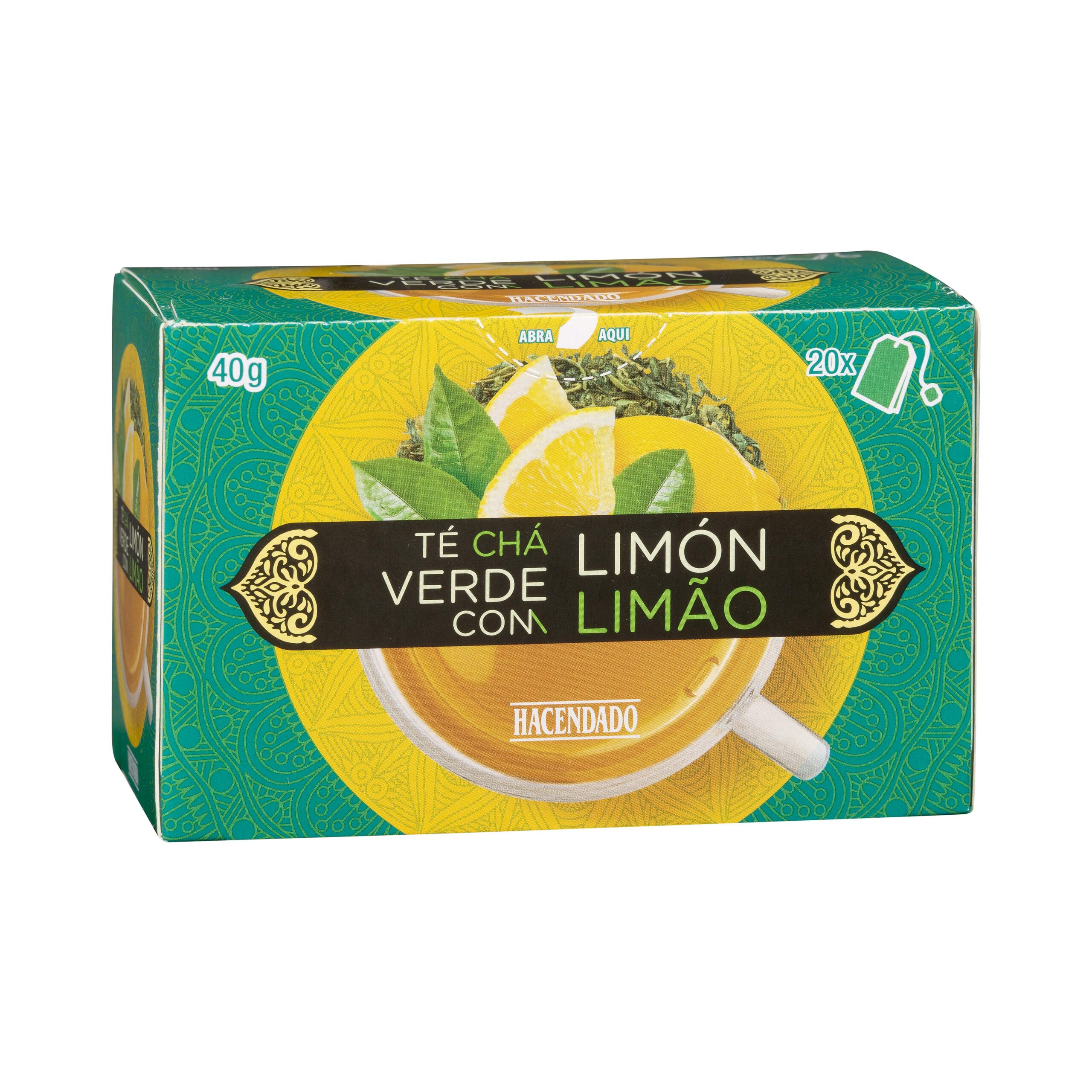 Té verde con limón Hacendado Mercadona