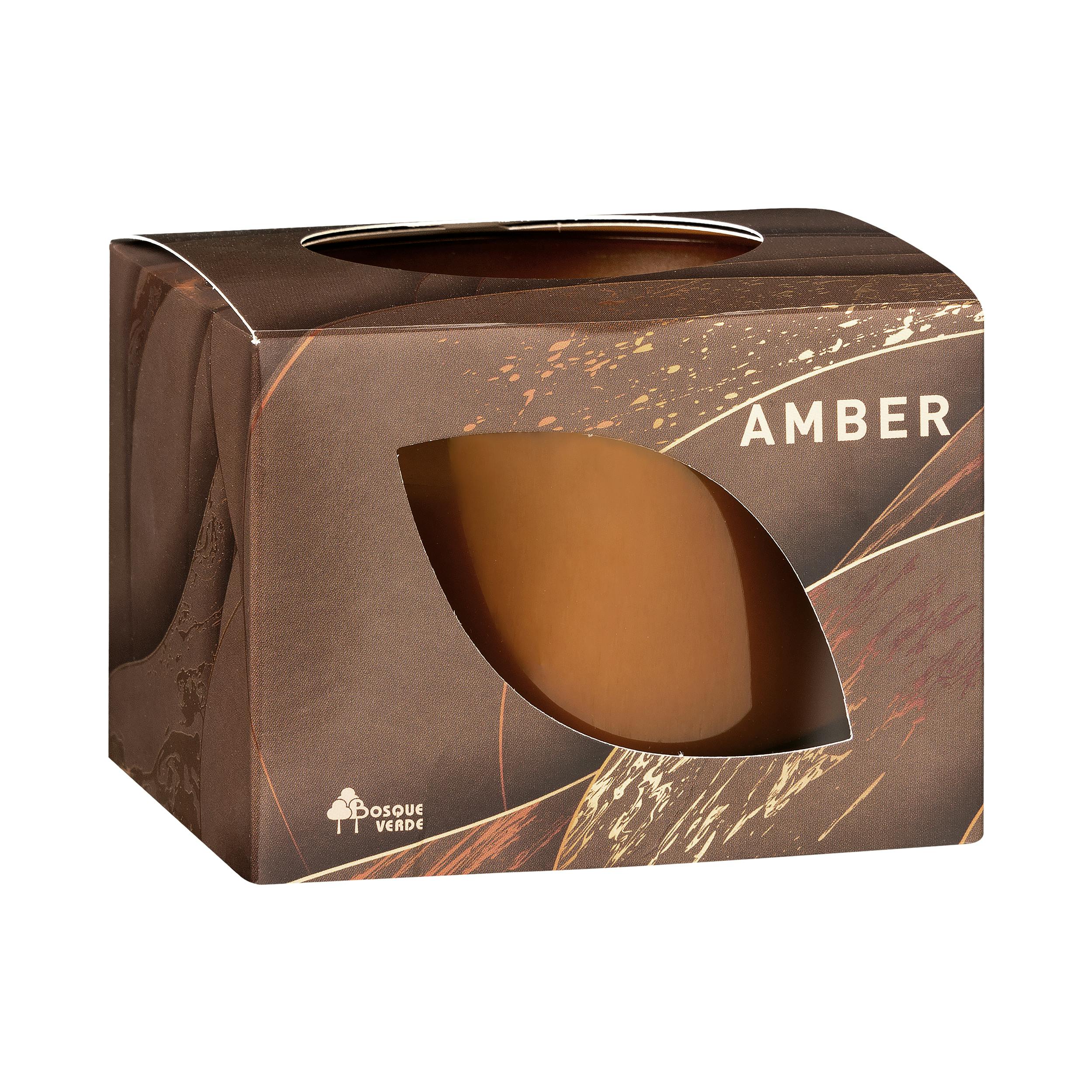 Vela perfumada Amber Bosque Verde Mercadona