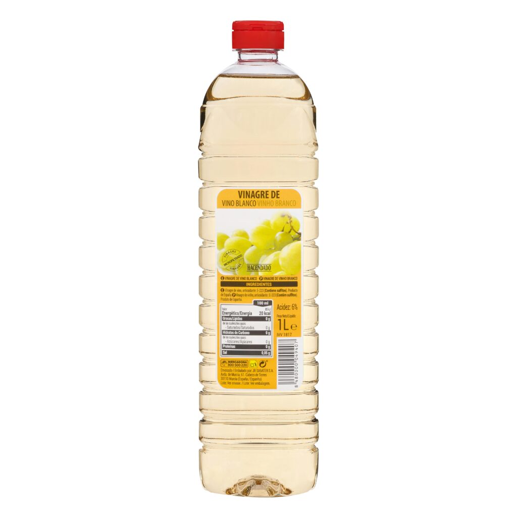 Vinagre de vino blanco Hacendado