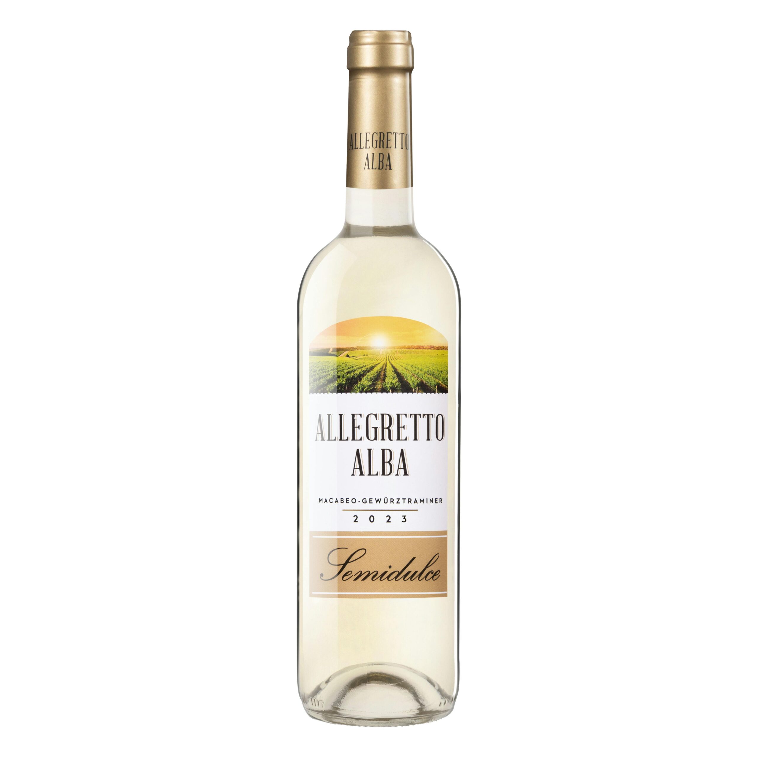 Vino blanco semidulce Allegretto Alba Mercadona