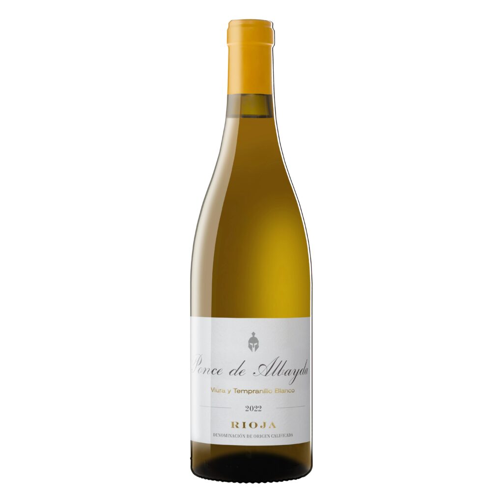 Vino blanco viura y tempranillo D.O Rioja Ponce de Albayda