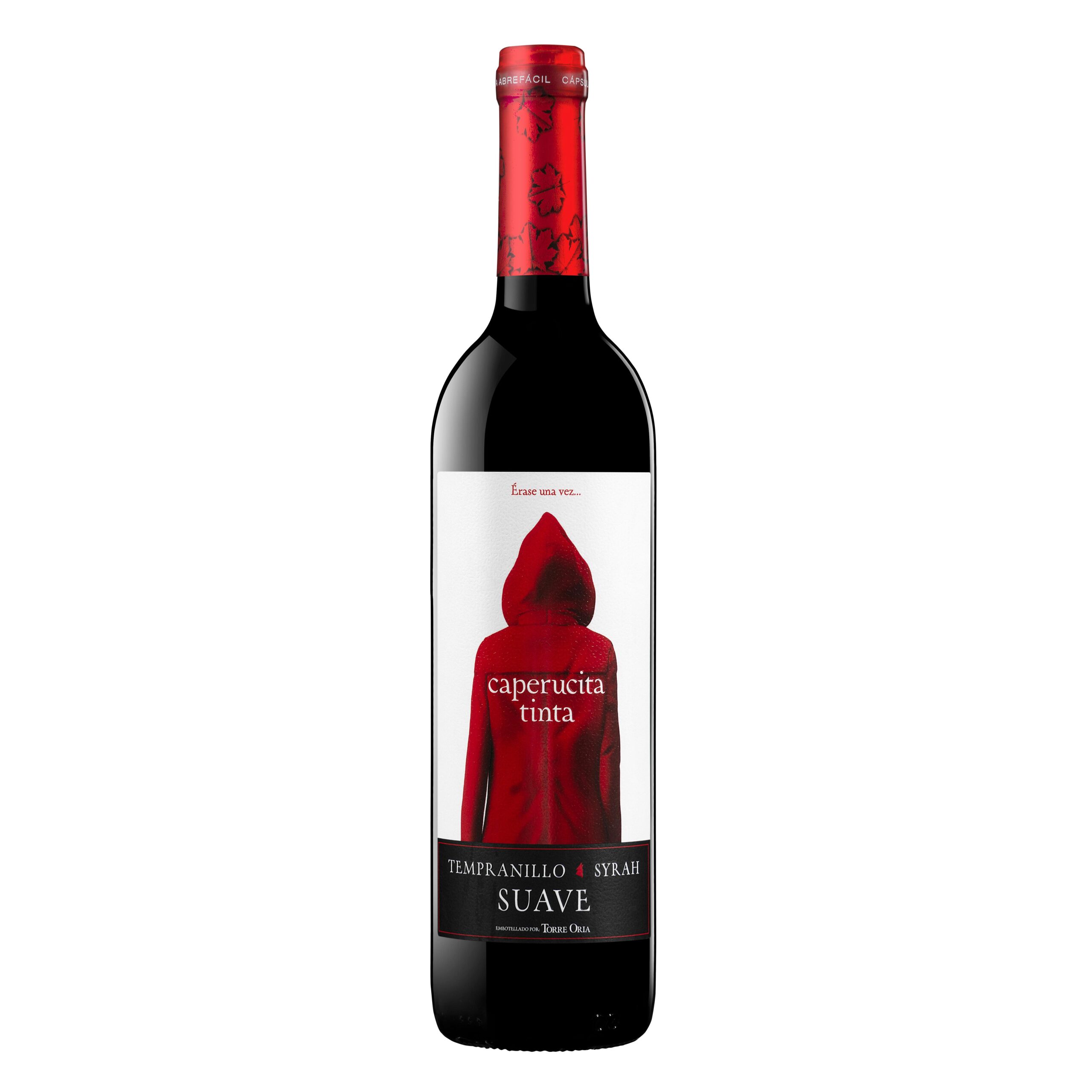 Vino tinto Caperucita tinta Torre Oria suave tempranillo Mercadona