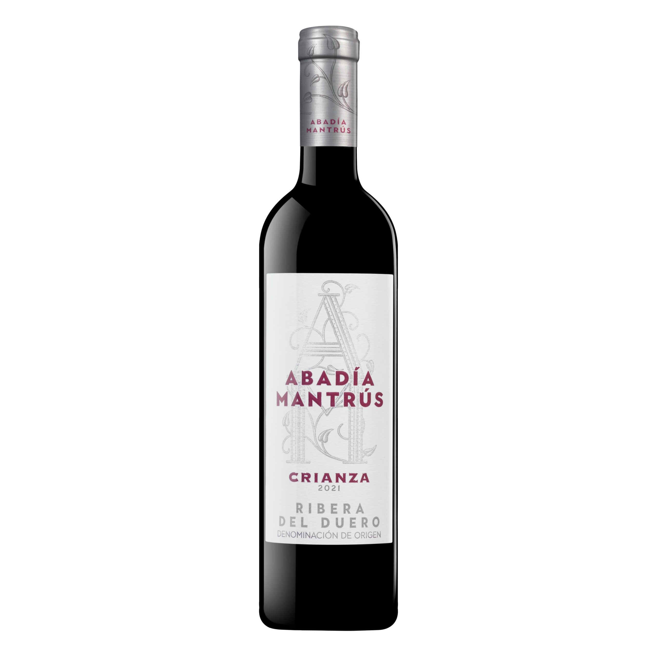 Vino tinto D.O Ribera del Duero Abadía Mantrús crianza Mercadona