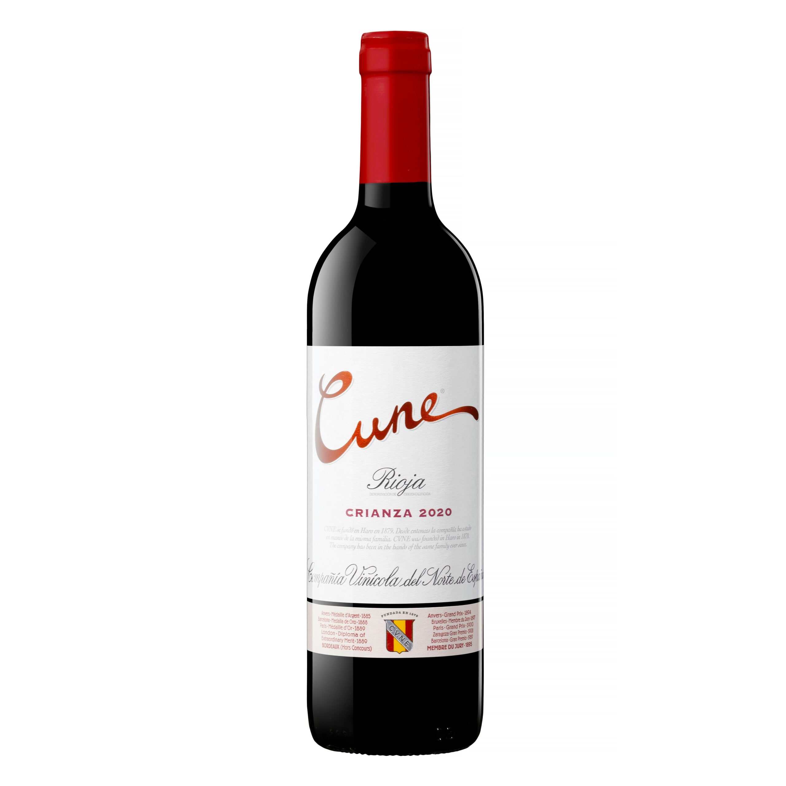 Vino tinto D.O Rioja Cune crianza Mercadona