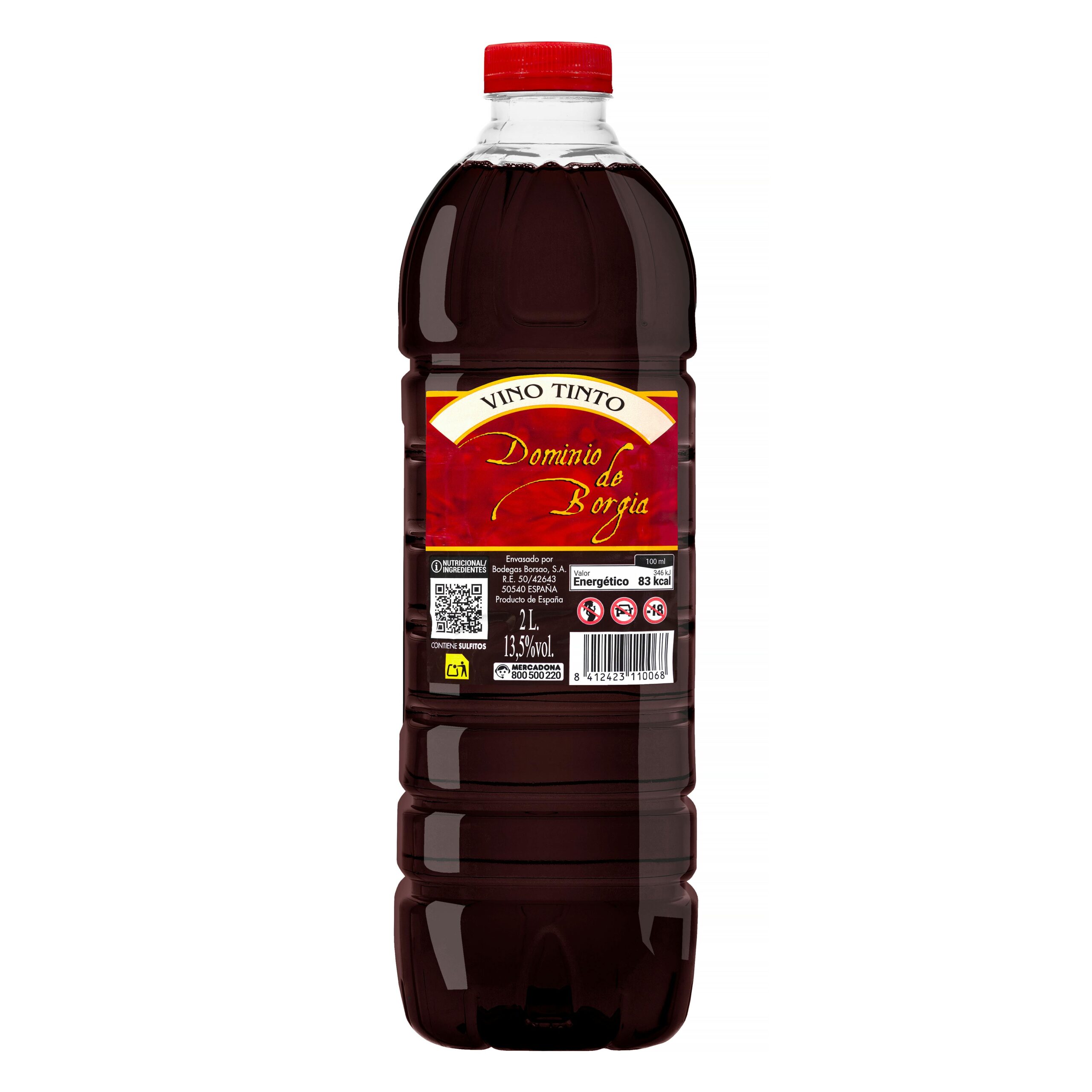 Vino tinto Dominio de Borgia Mercadona
