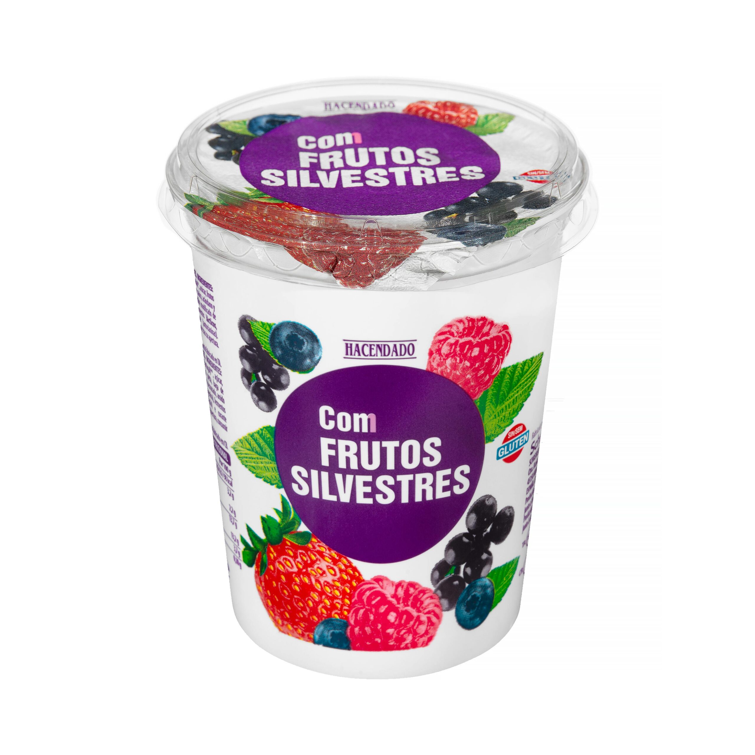 Yogur cremoso Hacendado con frutos silvestres Mercadona