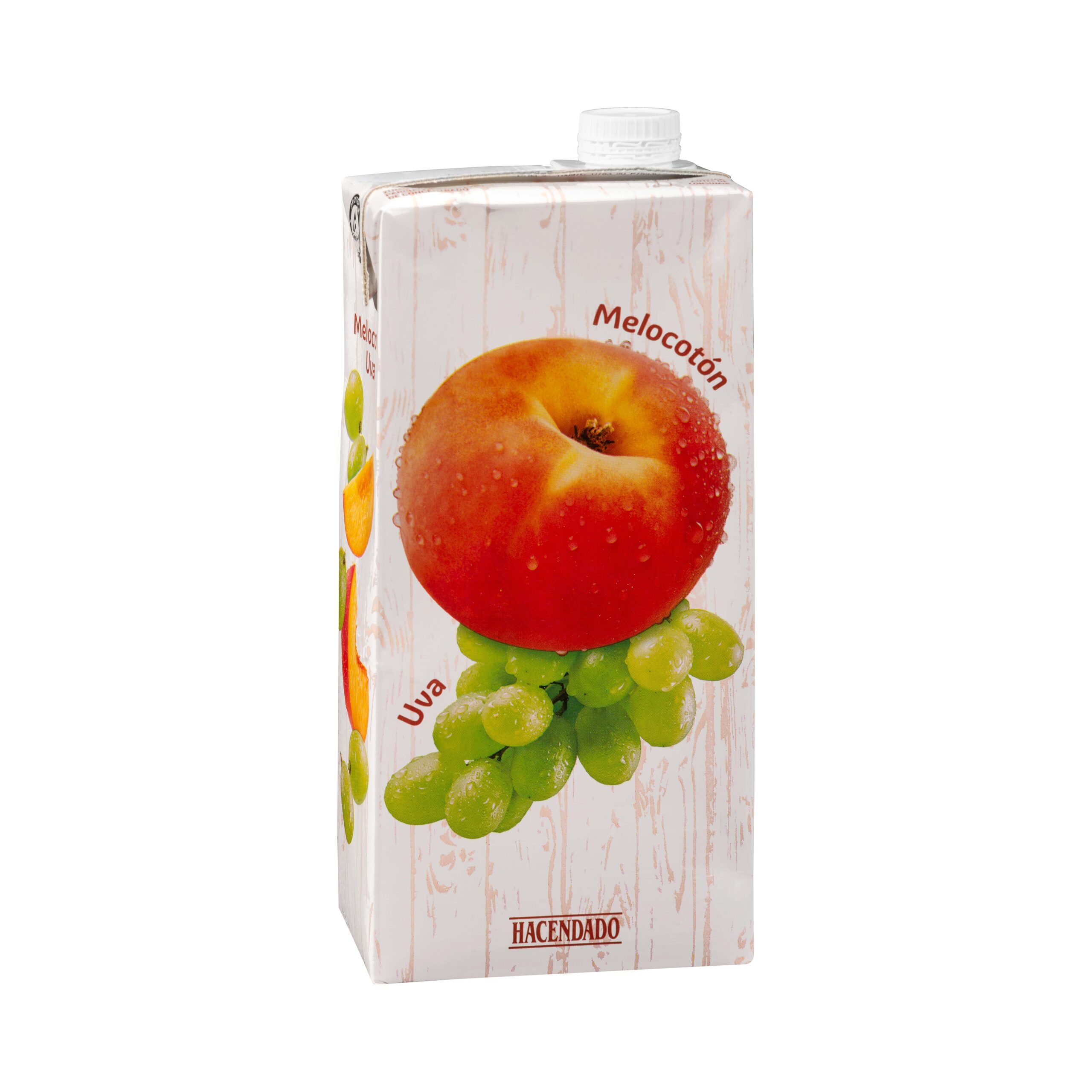 Zumo de melocotón y uva Hacendado Mercadona